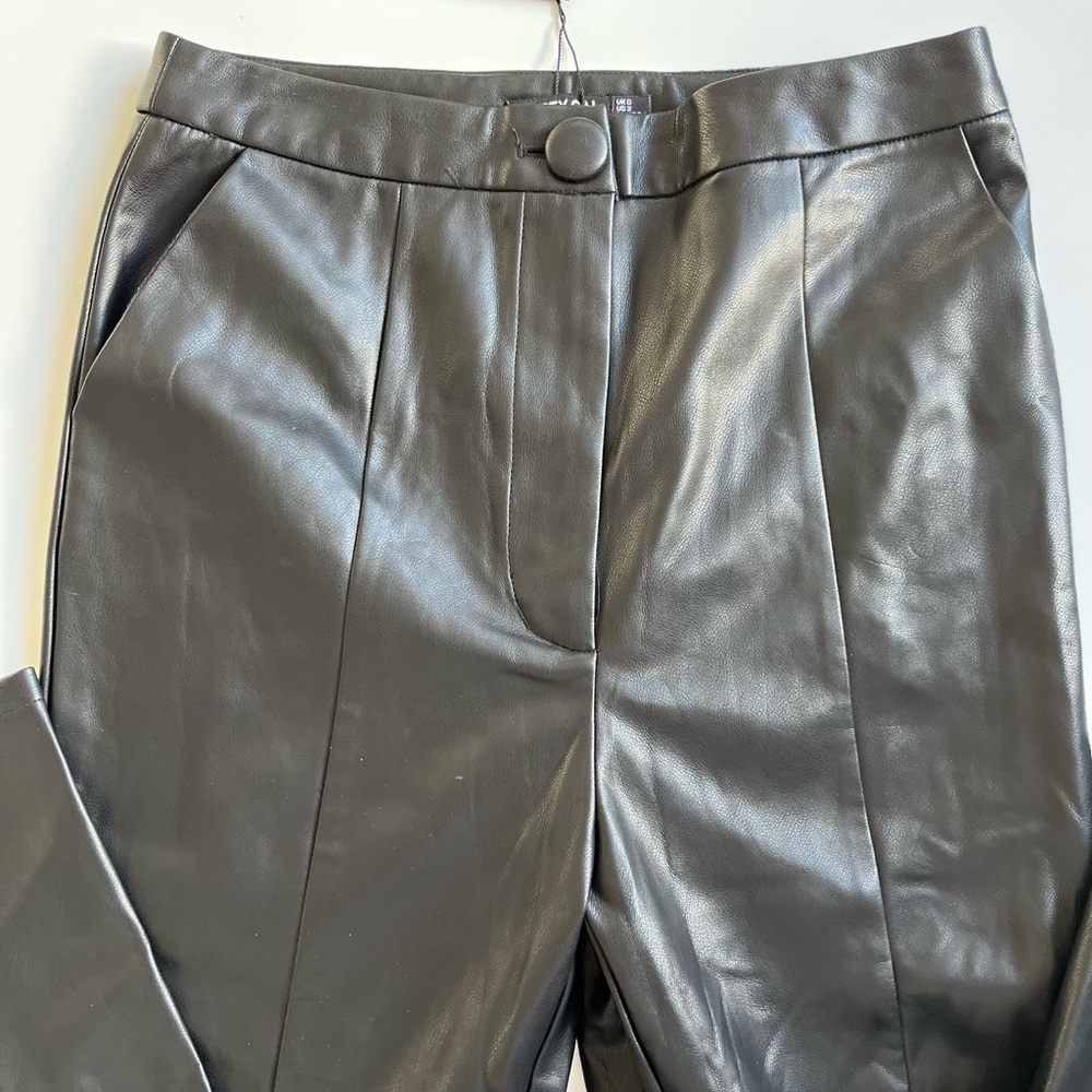 NWT Nasty Gal faux leather pants - Picture 2 of 6